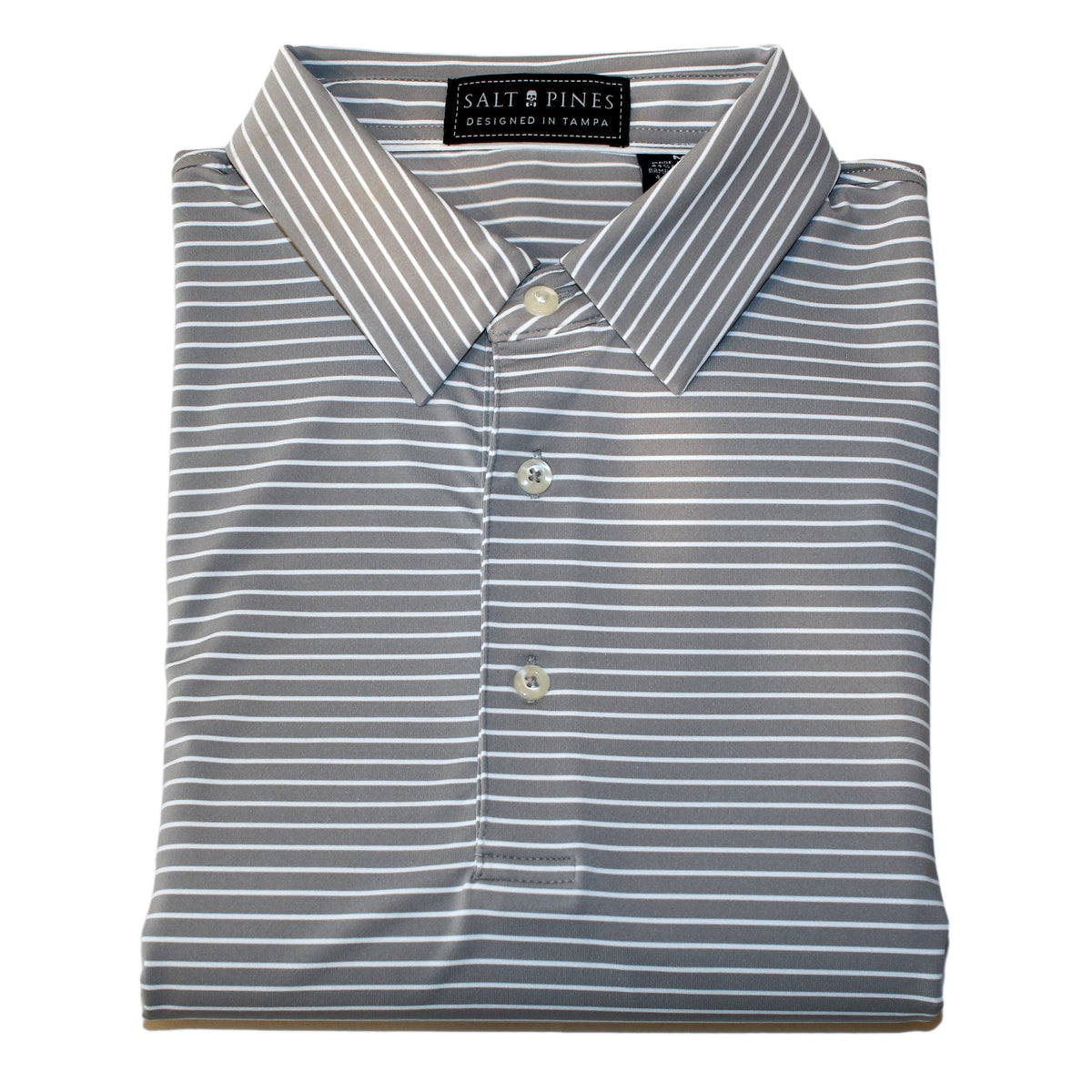 Striped PiraTec Performance Polo