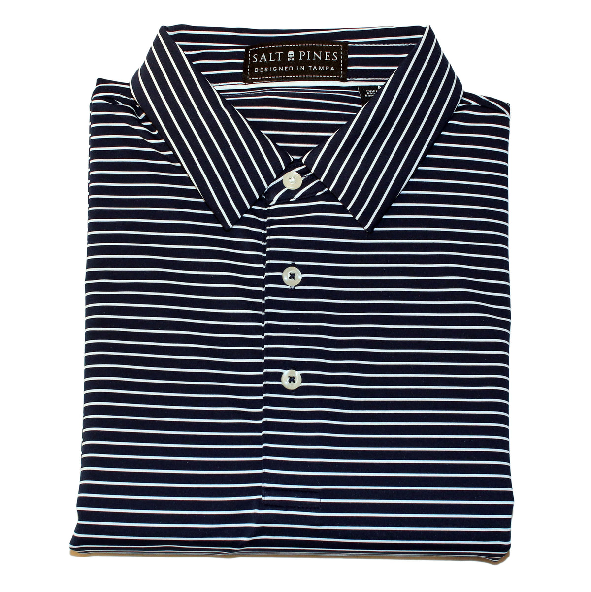 Striped PiraTec Performance Polo