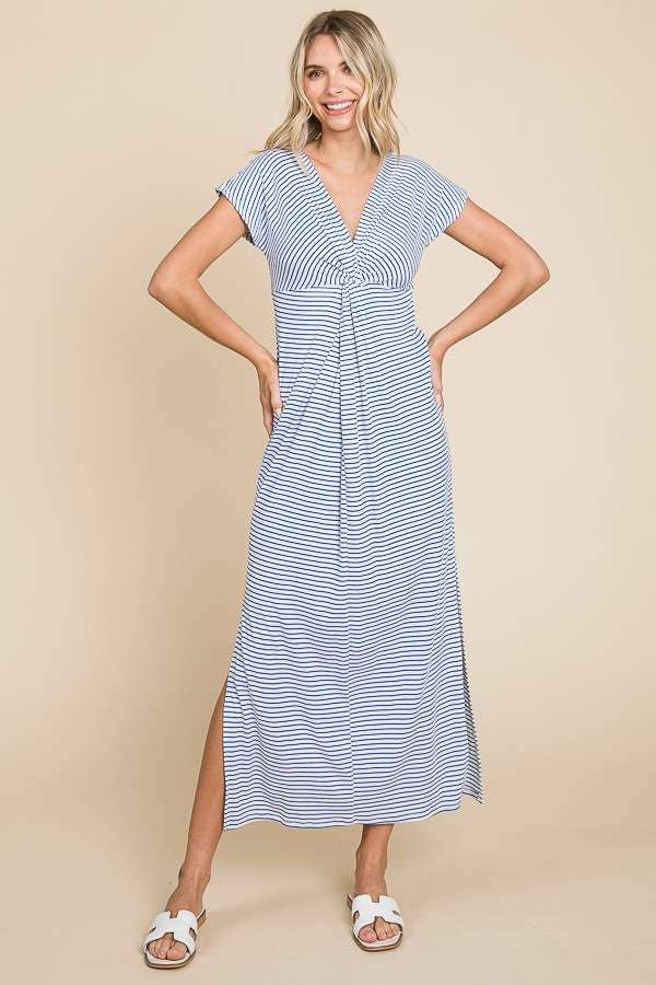 Cabana Days Maxi Striped Dress